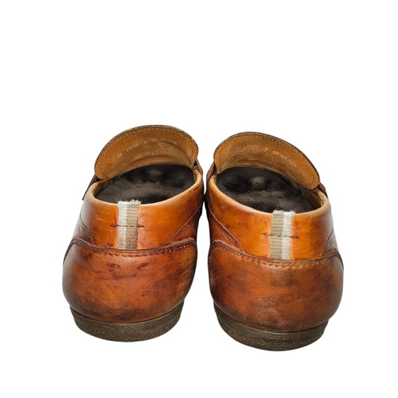 Salvatore Ferragamo Men\'s Brown Leather Penny‎ Loafers Dress Shoes Size 8 EE/EEE main image 5